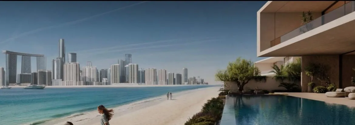 Beachfront edge of the residential communities
